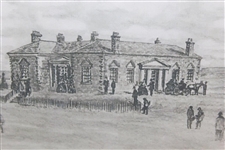 The Royal & Ancient Clubhouse 'Circa 1860' by Artist Bill Waugh - Signed Print - Framed
