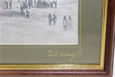The Royal & Ancient Clubhouse 'Circa 1860' by Artist Bill Waugh - Signed Print - Framed