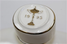 Ryder Cup 1995 Oak Hill PGA Porcelain Decanter by Artist Bill Waugh