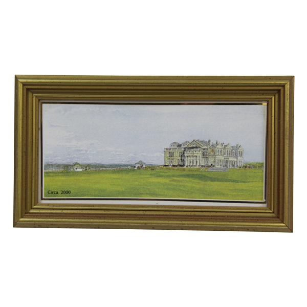Circa 2000 Royal and Ancient Clubhouse St. Andrews Print by Artist Bill Waugh