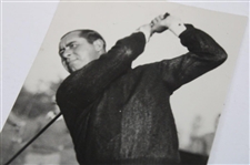 1929 Walter Hagen Mid Swing Photo