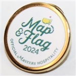 2024 Official Masters Hospitality Map & Flag Pin