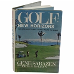 Gene Sarazen Signed Personal 1966 Golf: New Horizons Book By Gene Sarazen & Peter McLean JSA ALOA