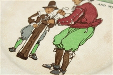 Royal Doulton Give Losers Leave To Speak, And Winners To Laugh Plate