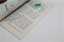 1968 Masters Tournament Spectator Guide - Bob Goalby Winner