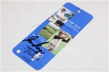 Gary Player Signed VIP Tradition Badge w/David Graham Signed Golf Ball & Memorial Badge JSA ALOA