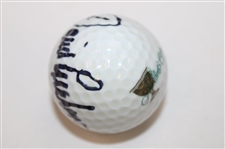 Gary Player Signed VIP Tradition Badge w/David Graham Signed Golf Ball & Memorial Badge JSA ALOA