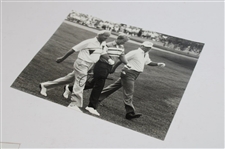 Jack Nicklaus Signed LE B&W Photo w/Palmer & Trevino Walking Fairway JSA ALOA
