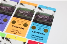 2005 PGA Championship at Baltusrol Golf Club Ticket Set