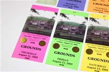 2005 PGA Championship at Baltusrol Golf Club Ticket Set