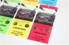 2005 PGA Championship at Baltusrol Golf Club Ticket Set