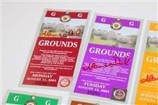 2003 PGA Championship at Oak Hill Country Club Nicklaus Village & Wannamaker Club Ticket Set