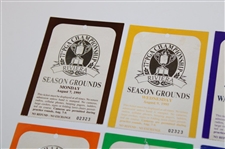 1995 PGA Championship at Riviera Junior/Season Grounds Ticket Set - Elkington Win