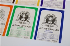 1995 PGA Championship at Riviera Junior/Season Grounds Ticket Set - Elkington Win