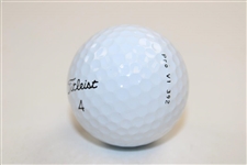 Arnold Palmer Signed Cherry Hills Logo Golf Ball JSA ALOA