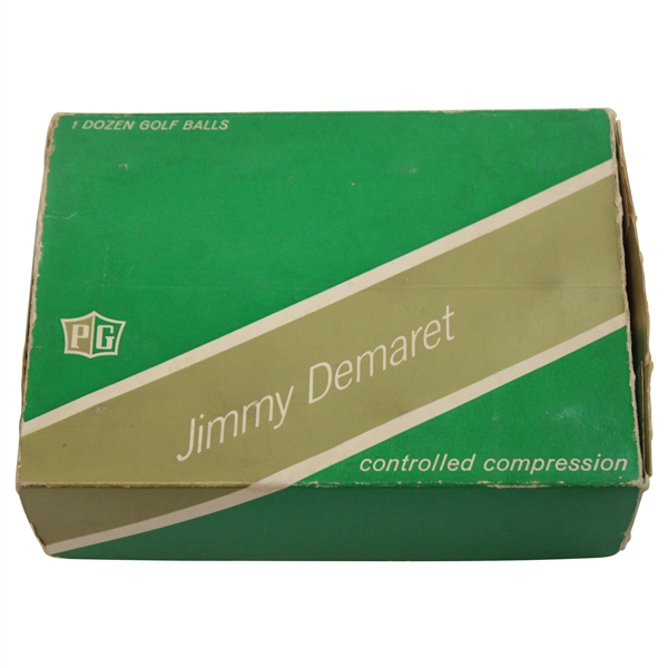 Jimmy Demaret P.G. Controlled Compression Golf Ball Box w/Balls
