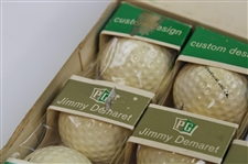Jimmy Demaret 'P.G.' Controlled Compression Golf Ball Box w/Balls