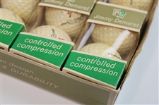 Jimmy Demaret 'P.G.' Controlled Compression Golf Ball Box w/Balls