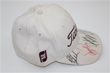 Payne Stewart, Phil Mickelson & Others Signed Titleist Hat JSA ALOA