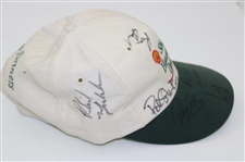 Mickelson & Seven Others Signed Shell Houston Open Hat JSA ALOA