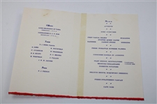 1955 Ryder Cup British Team Reception Dinner Invitation & Team Photo