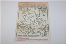 1958 Saturday & Two (2) 1960 Thursday Masters Tournament Official Pairing Sheets - Arnold Palmer Winner
