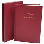 1988 Subscribers Signed Limited Edition 109/300 C. B. Clapcott And His Golf Library Book In Slipcase