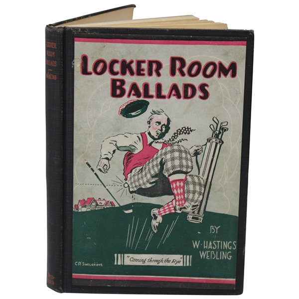 1925 Locker Room Ballads Signed And Inscribed by Author W. Hastings Webling Book 
