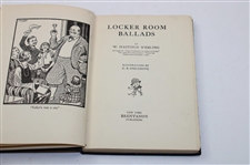 1925 'Locker Room Ballads' Signed And Inscribed by Author W. Hastings Webling Book 
