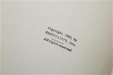 1925 'Locker Room Ballads' Signed And Inscribed by Author W. Hastings Webling Book 