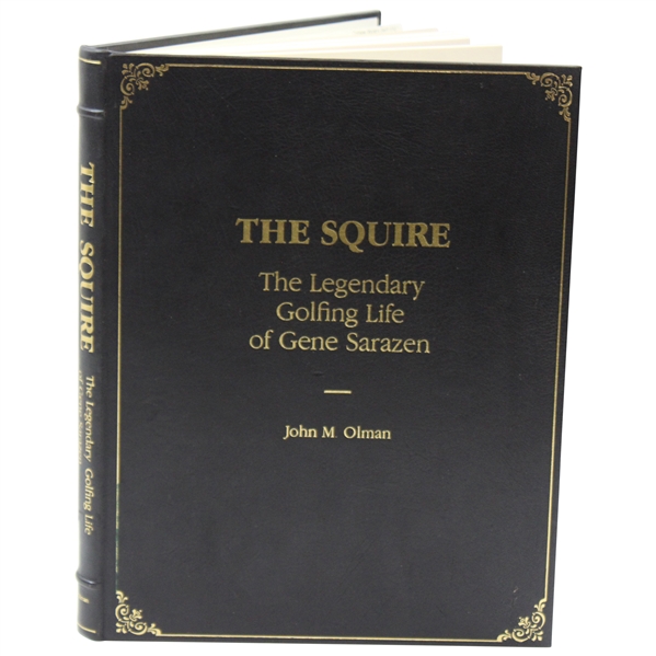 Gene Sarazen Signed Ltd Ed 30/300 The Squire: The Legendary...Sarazen by Olman Book JSA ALOA
