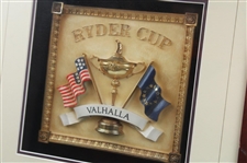 2008 Ryder Cup at Valhalla US Team Gifted Commemorative Shadow Box