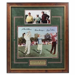 Sam Snead, Gene Sarazen & Byron Nelson Signed 11x14 Photo - Framed Beckett #A53105