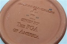 2012 Ryder Cup at Medinah Country Club MacKenzie-Childs Ceramic Plate