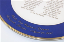 2012 Ryder Cup at Medinah Country Club Captains Dinner Porcelain Dinner Plate