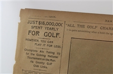 1898 New York Herald Sports Page - September 4th