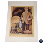 John Henry Taylor Limited Edition 79/250 Portrait Print 
