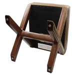 Augusta National GC Berckman's Place Masters Ltd Ed Brown Leather Ottoman