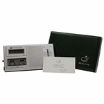 1981 Masters Tournament Gift Quartz Clock Radio in Original Case