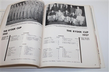 1963 Ryder Cup Golf Matches at East Lake Country Club Official Program