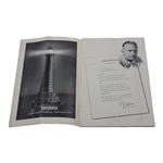 1941 The Ryder Cup Team vs. Bobby Jones Challenge Team at Detroit GC Official Program - Rare