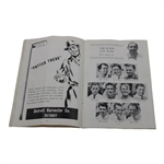 1941 The Ryder Cup Team vs. Bobby Jones Challenge Team at Detroit GC Official Program - Rare