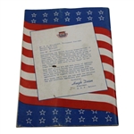 1941 The Ryder Cup Team vs. Bobby Jones Challenge Team at Detroit GC Official Program - Rare
