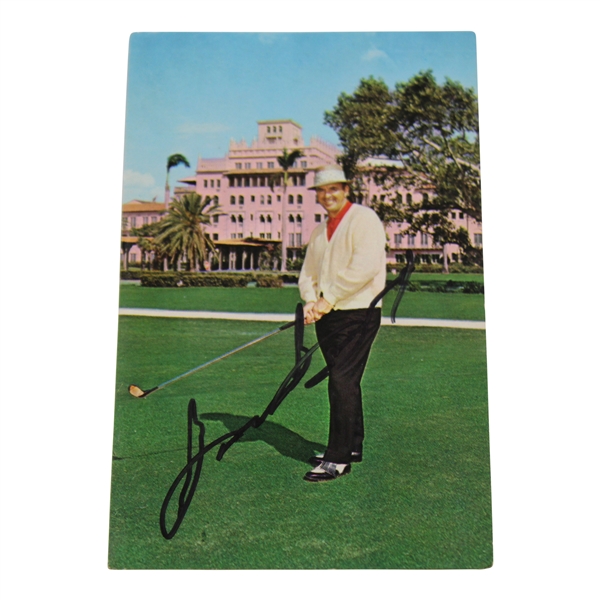 Sam Snead Signed Boca Raton Hotel & Club Postcard JSA ALOA