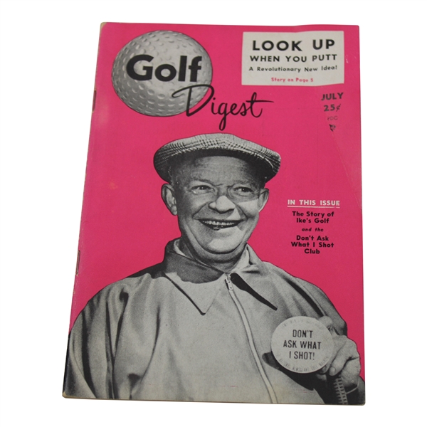 July 1953 Dwight Eisenhower Golf Digest Magazine
