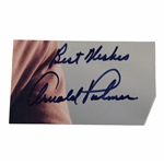 Arnold Palmer Cut Signature JSA ALOA