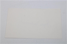 Byron Nelson Signed Index Card JSA ALOA