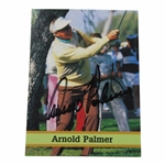 Arnold Palmer Signed 1993 Fax Pax Golf Card #13 JSA ALOA