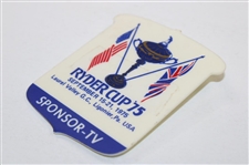 1975 Ryder Cup Laurel Valley Golf Club TV Sponsor Badge