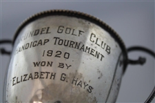 1920 Arundel Golf Club Handicap Tournament Trophy Won By Elizabeth Hays 